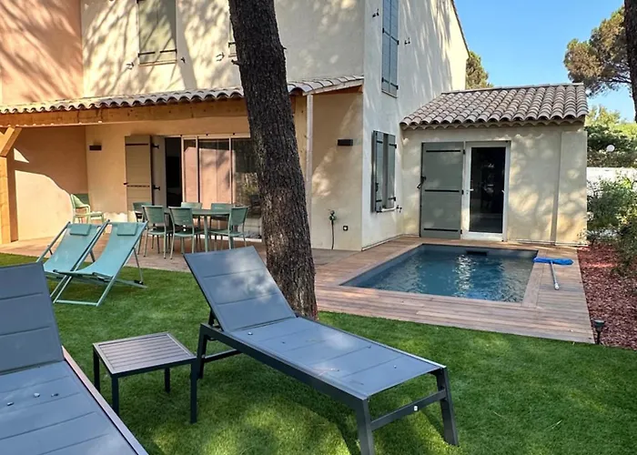 Villa Plages De La Nartelle- Maxime - Piscines Privees